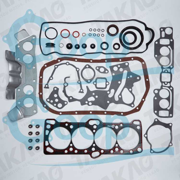 Junta Completa c/ Retentores (JG) - Emp.Motor Mitsubishi 4G63 - 2.0L 8V SOHC 4G64 - 2.4L 8V SOHC Clark