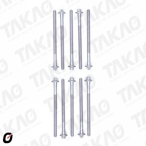 Parafuso de Cabeçote (JG) - Mercedes-Benz 1.6/1.8L 16V DOHC C180K,CLC200K C180 Kompressor