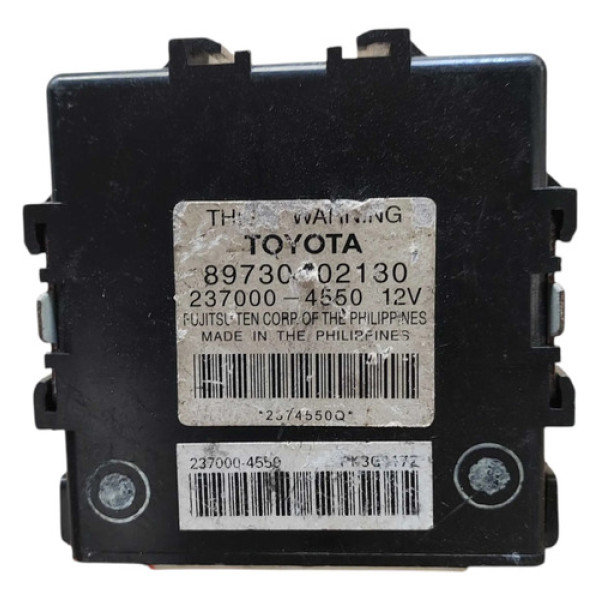 Módulo Central Alarme 8973002130 Toyota Corolla 2009 A 2013