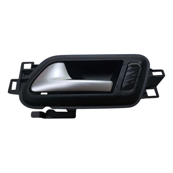 Maçaneta Interna Dianteira Esquerda Vw Amarok 2011 A 2022 Preto Dianteira