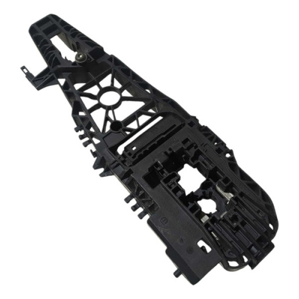 Suporte Maçaneta Externa Traseira Esquerda Fiat Toro 2016/19 Preto Traseira