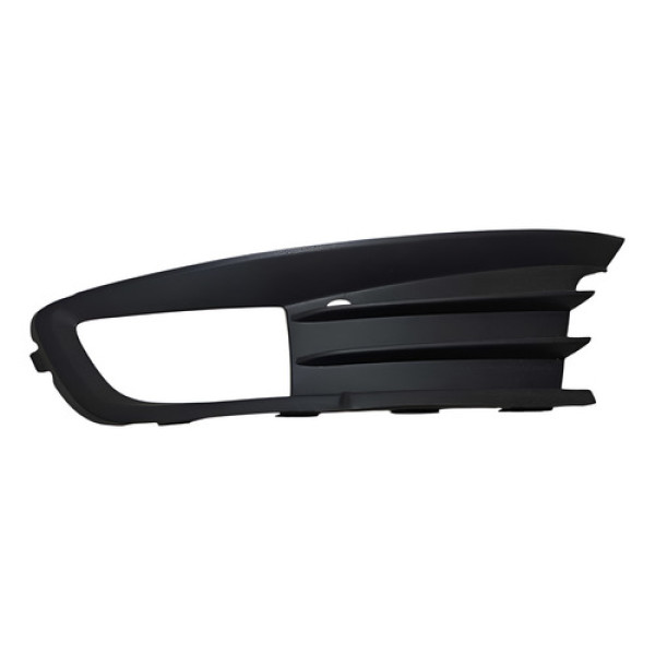 Moldura Farol Milha Esquerdo Vw Gol G6 2012 2013 2014 Preto Esquerdo