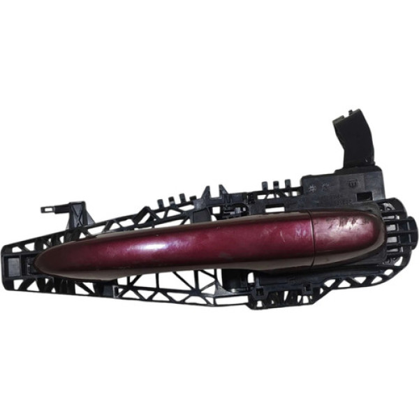 Macaneta Ext Diant Direita Porta Fiat Toro 1.8 16v 2017/2019 Vermelho Dianteira