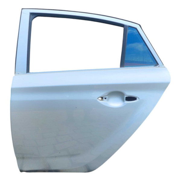 Porta Traseira Esquerda Hyundai I30 Hatch 2.0 2009 A 2012 Traseira Esquerdo Prata