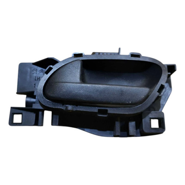 Maçaneta Interna Dianteira Esq Citroen C4 Cactus 2020 A 2022 Preto Dianteira