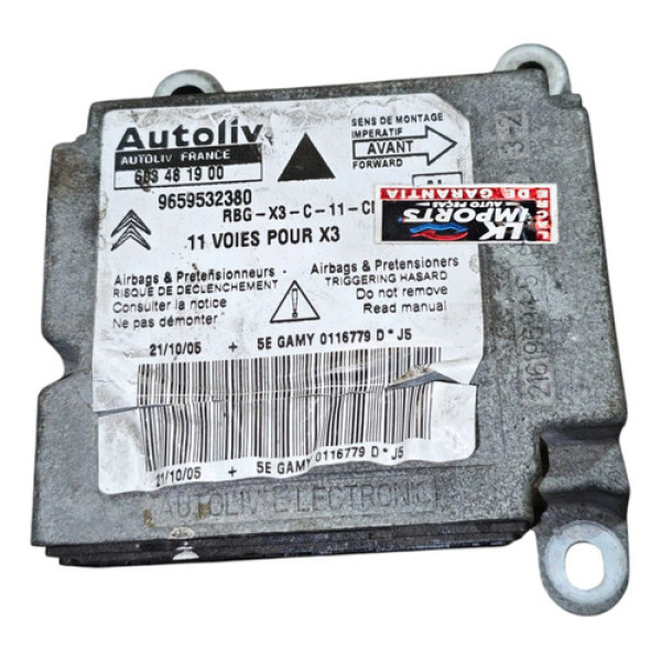 Módulo Central Airbag Citroen C5 2.0 2005 A 2008 L9659532380
