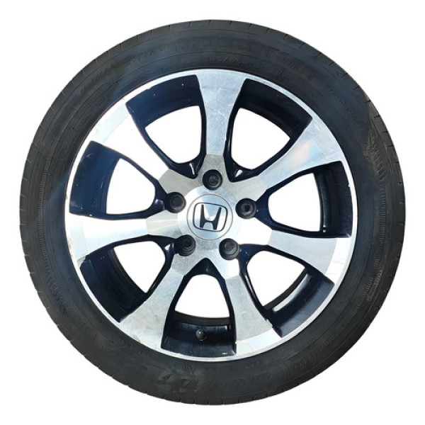 Roda 205/55r16 C/pneu Honda Civic 1.8 2013 A 2015 Prateado