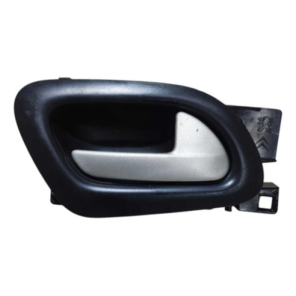 Maçaneta Interna Dianteira Dir Citroen Aircross 2011/2015 Prateado Dianteira