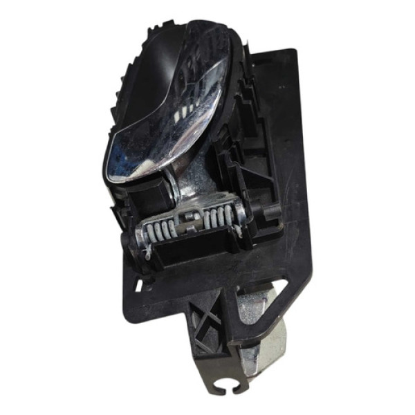 Maçaneta Dianteira Esquerda Peugeot 307 2009 A 2013 Preto Dianteira