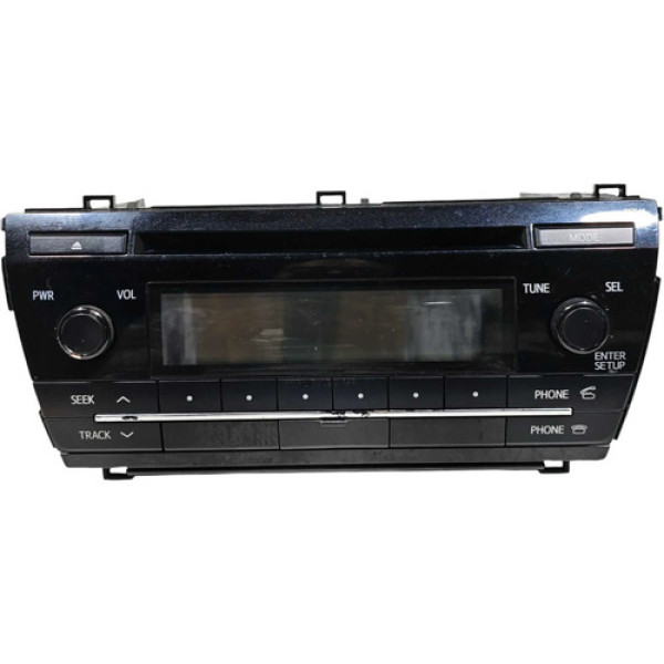 Rádio Multimídia Corolla Gli 2015 2016 2017 8612002j00 Preto