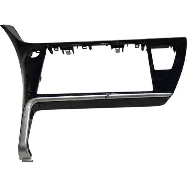 Moldura Multimídia Toyota Corolla 2018 2019 2020 Detalhe Preto