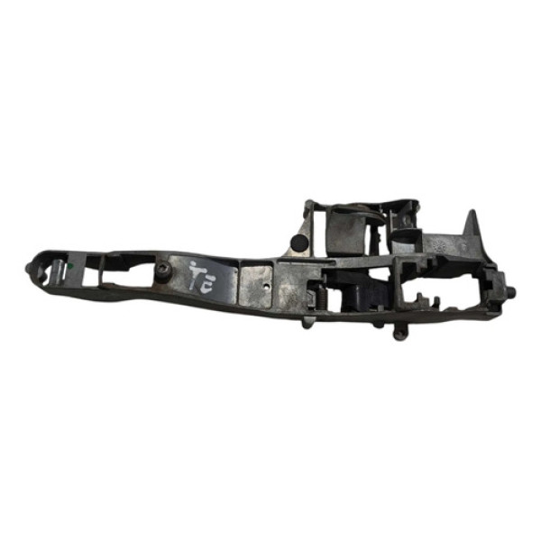 Suporte Maçaneta Ext Tras Esq Citroen C4 Pallas 2008 A 2013 Preto Traseira
