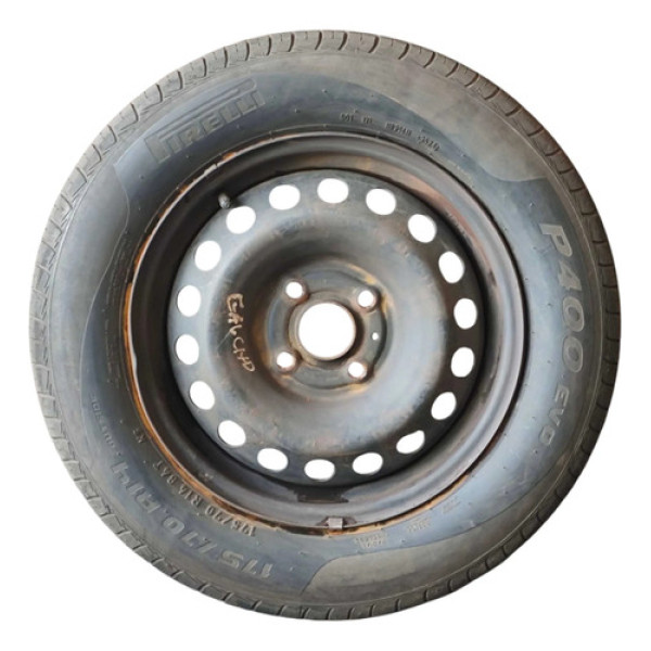 Roda Aro 15 Hyundai Hb20 2013 A 2018 Estepe 529101s000 Preto