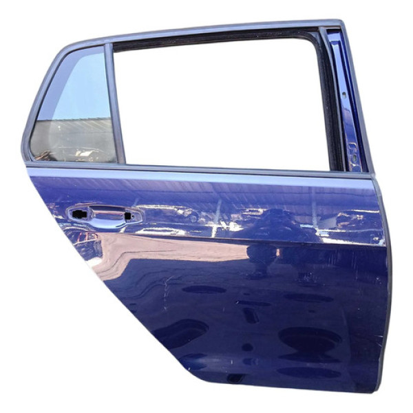 Porta Traseira Esquerda Vw Golf Vii 2012 A 2021 Traseira Esquerdo Azul