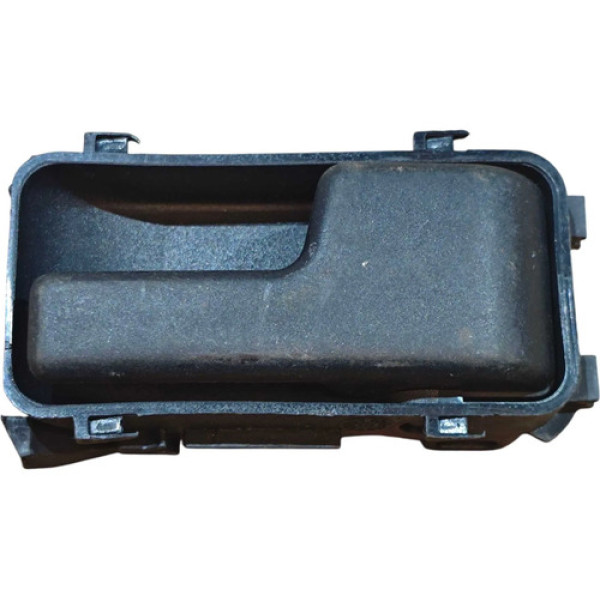 Maçaneta Interna Tras Direita Fiat Uno 1995 1996 1997 A 2001 Preto Traseira