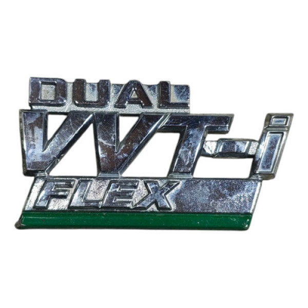 Emblema Vvt-i Flex Toyota Corolla 2013 2014 2015 Cromado