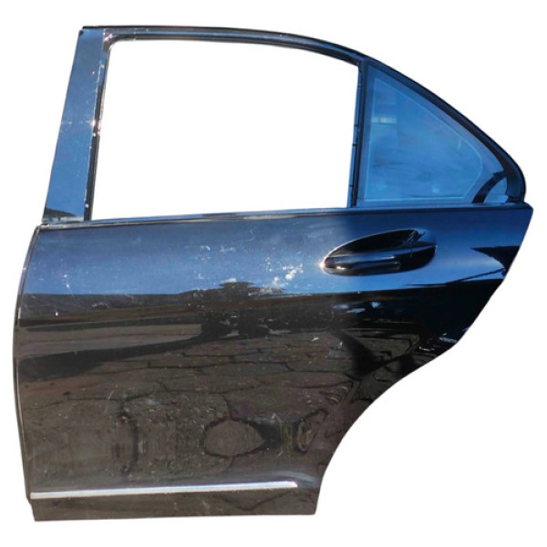 Porta Traseira Esquerda Mercedes C250 1.8 2011 2012 A 2014 Traseira Esquerda Preto