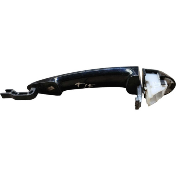 Maçaneta Externa Traseira Esquerda Bmw 320i 2013 2014 2015 Preto Traseira