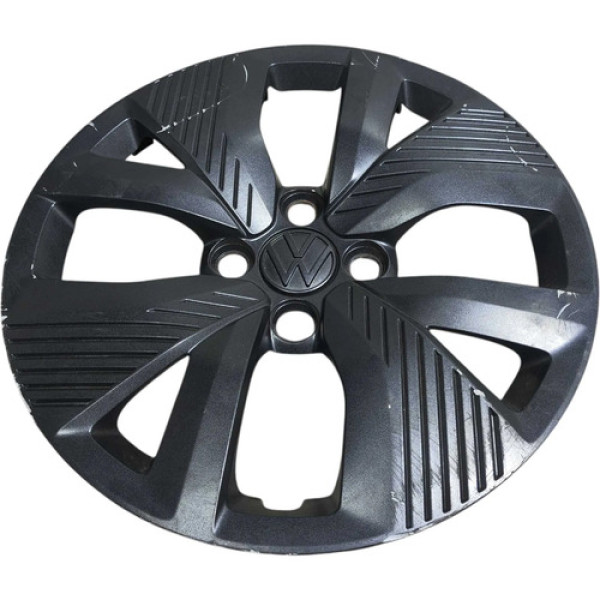 Calota Aro 15 Vw Polo Track 2021/2024 Preto