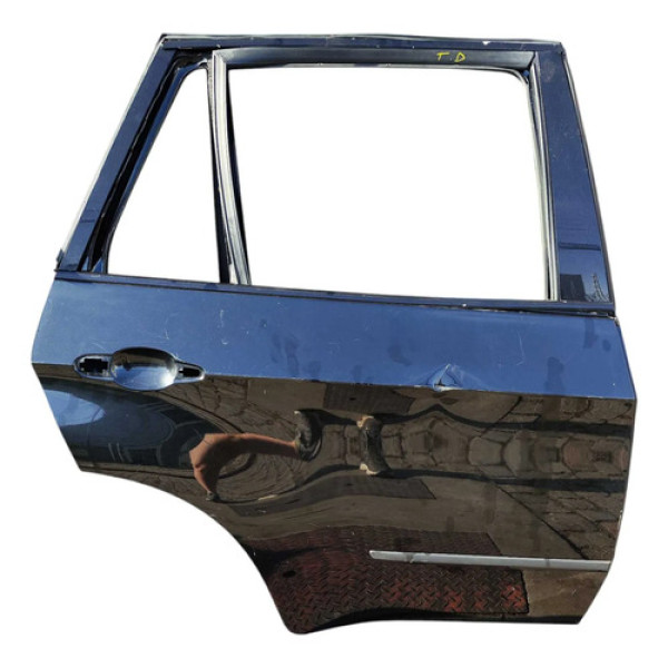 Porta Traseira Direita Bmw X5 2008 2009 2010 C/detalhe Preta Traseira Direita Preto