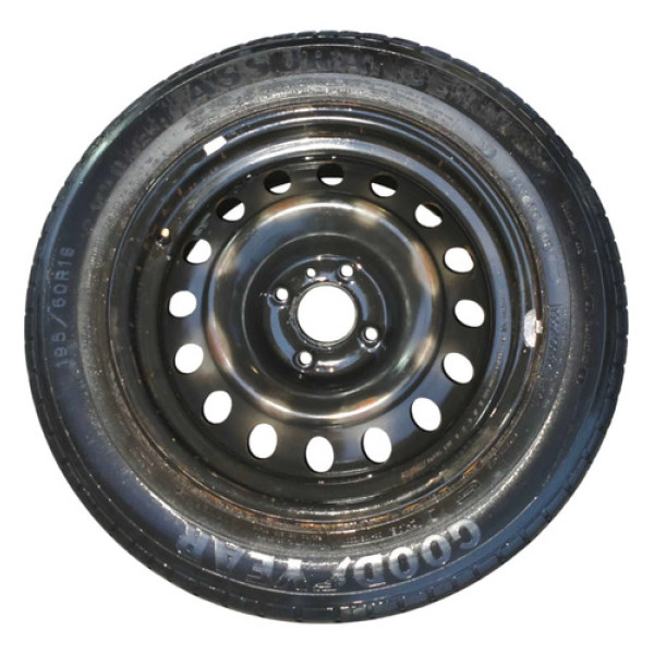 Roda Aro 16 C/pneu Citroën C4 Cactus 1.6 2021 2022 2023 Cinza-escuro