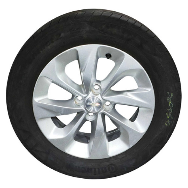Roda C/pneu Aro 15 185/65 Chevrolet Onix 2020/2024 Prateado