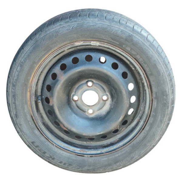Roda Estepe Aro 15 Chevrolet Agile 2012 2013 2014 Original Preto
