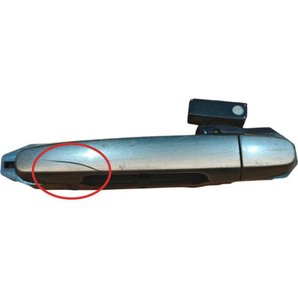 Maçaneta Externa Traseira Esq Detalhe Toyota Corolla 2003/07 Cinza Traseira