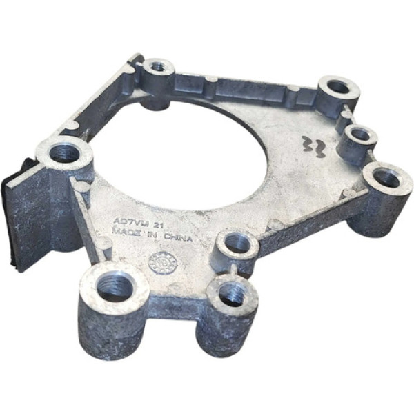 Moldura Placa Espaçadora Volvo Xc60 2.0 2019/2022 31437575 Prata/metálico