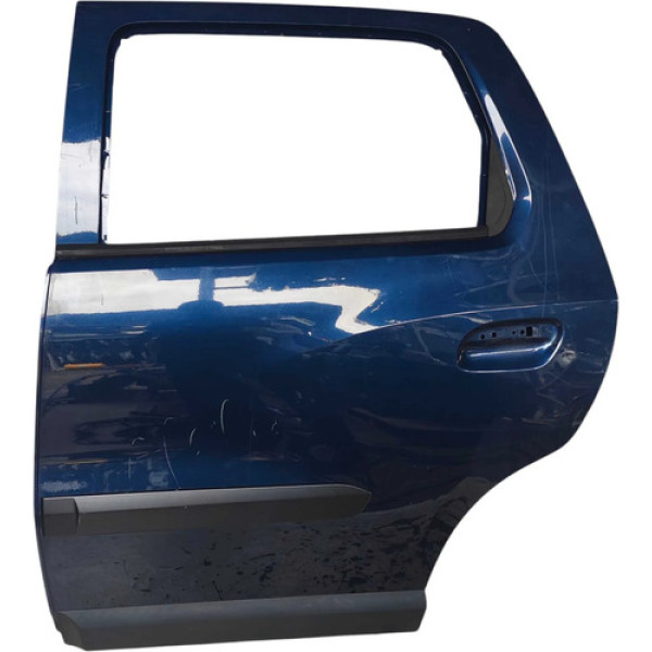 Porta Traseira Esquerda Chevrolet Spin 2015 A 2018 Detalhe Traseira Esquerdo Azul