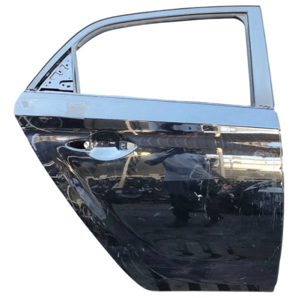 Porta Traseira Direita Hyundai Hb20 Hatch 2013 2014 A 2016 Traseira Direita Preto