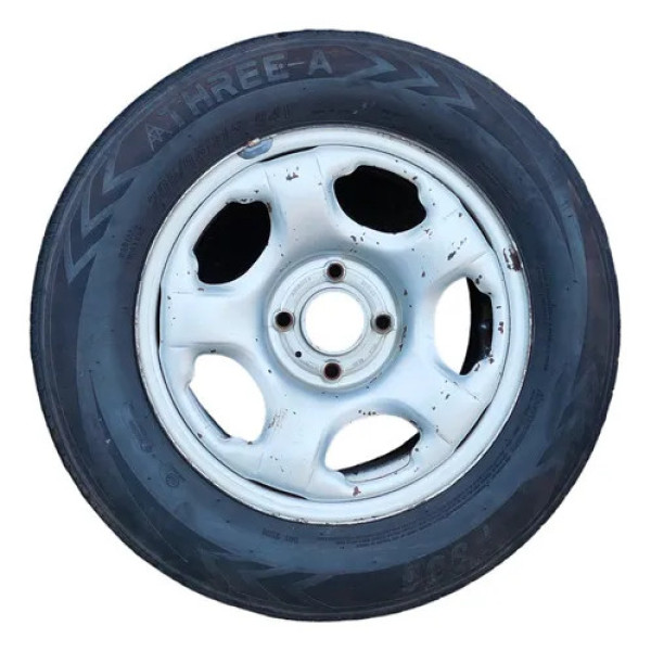 Roda De Ferro Ford Escosport 2002 2003 205/65/15 Com Pneu 1