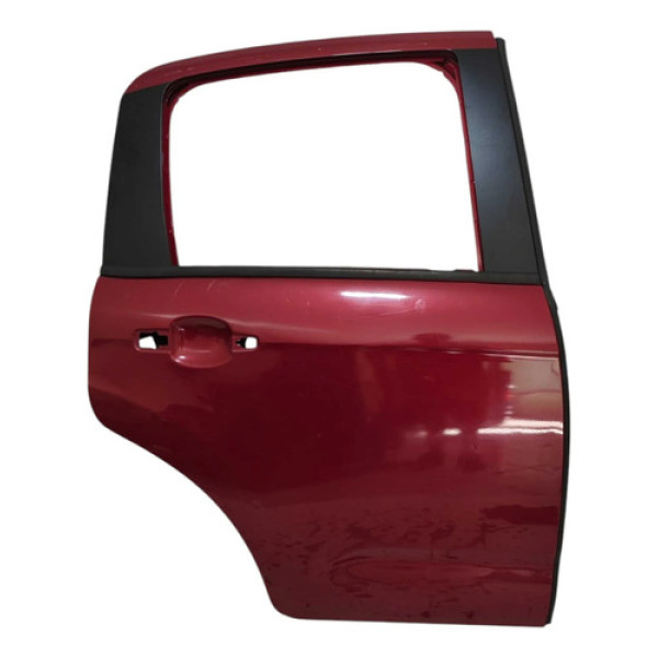 Porta Traseira Direita Citroen C3 2015 A 2017 1.6 Traseira Direito Vermelho