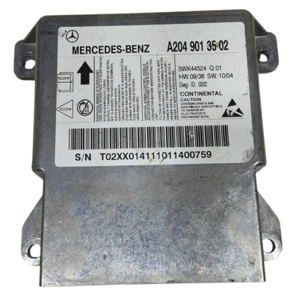 Modulo Airbag Mercedes C250 1.8 A2049013502 2011/2013
