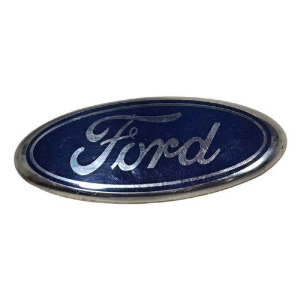 Emblema Grade Dianteira Ford Focus 1.6 2009 2010 2011 A 2013 Cinza-escuro