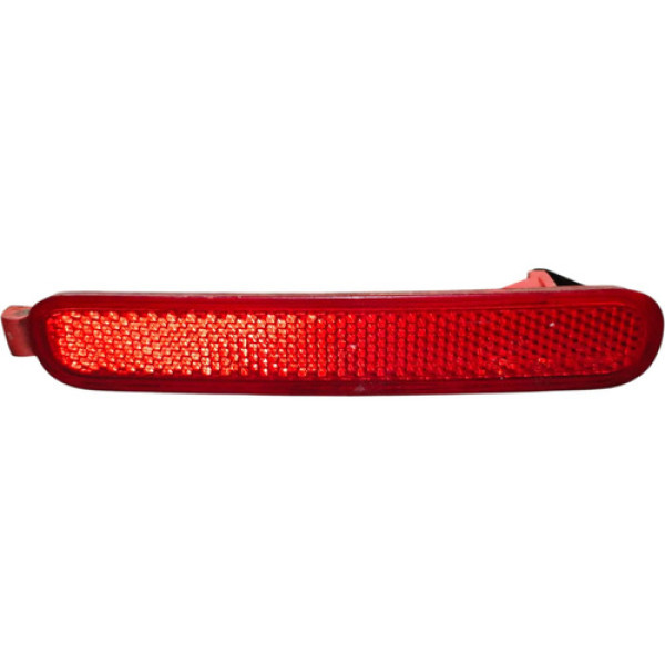 Refletor Esquerdo Parachoque Traseiro Fiat Siena 2008 A 2012 Vermelho
