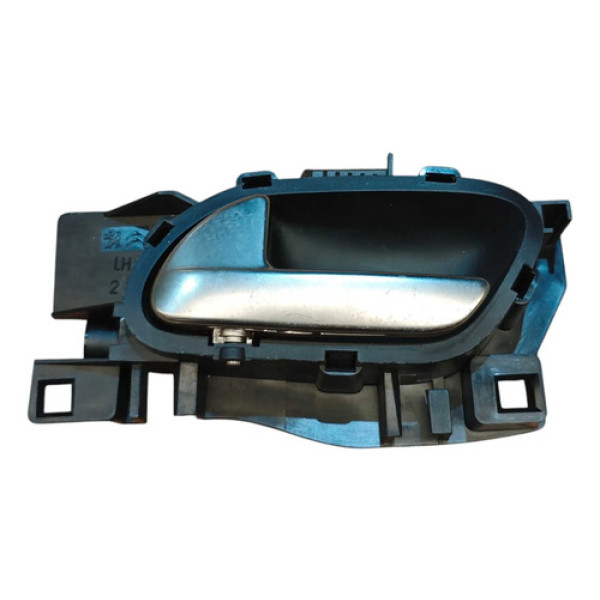 Maçaneta Int Dianteira Esquerda Peugeot 208 2020 2021 A 2023 Preto Dianteira