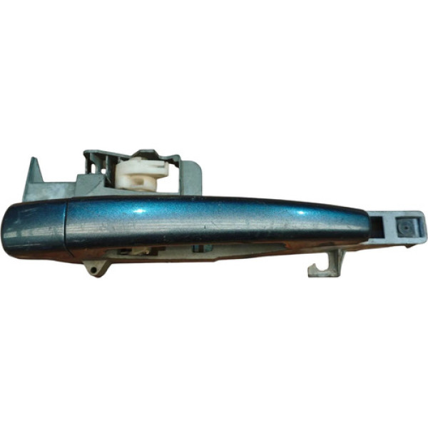 Maçaneta Externa Traseira Esquerda Peugeot 407 2005 A 2007 Cinza Traseira