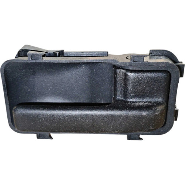 Maçaneta Interna Porta Tras Esq Fiat Uno 1996 1997 A 2003 Preto Traseira