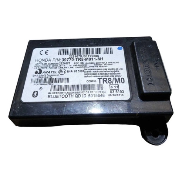 Módulo Central Bluetooth Honda Civic 1.8 2014/2016 39770tr8