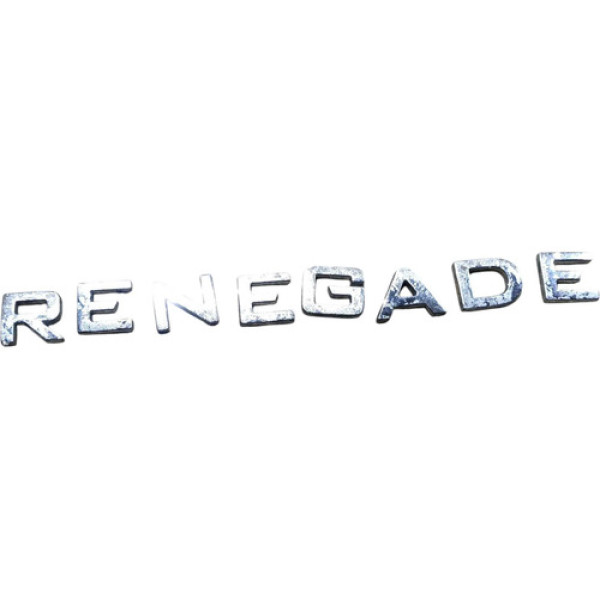 Emblema Tampa Traseira Jeep Renegade 2020 2021 A 2023 Prateado