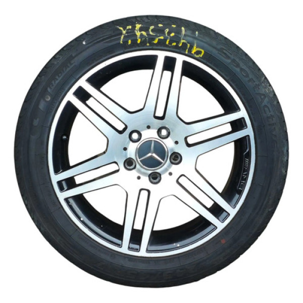 Roda Aro 17 Mercedes C250 1.8 2011 A 2014 C/pneu 225/45 Prata