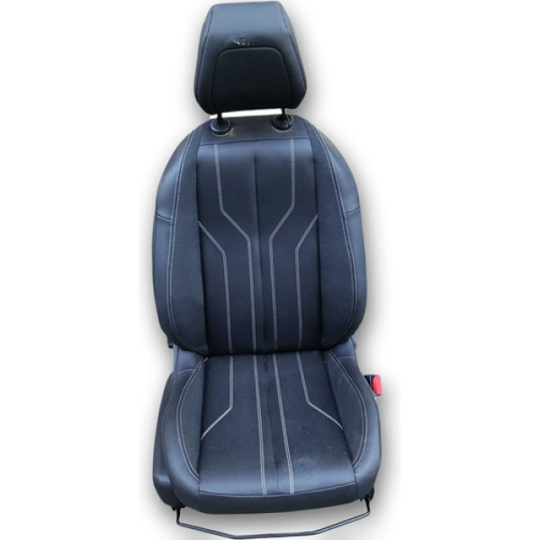 Banco Dianteiro Esquerdo Peugeot 208 Allure 1.6 2022 2023 Preto