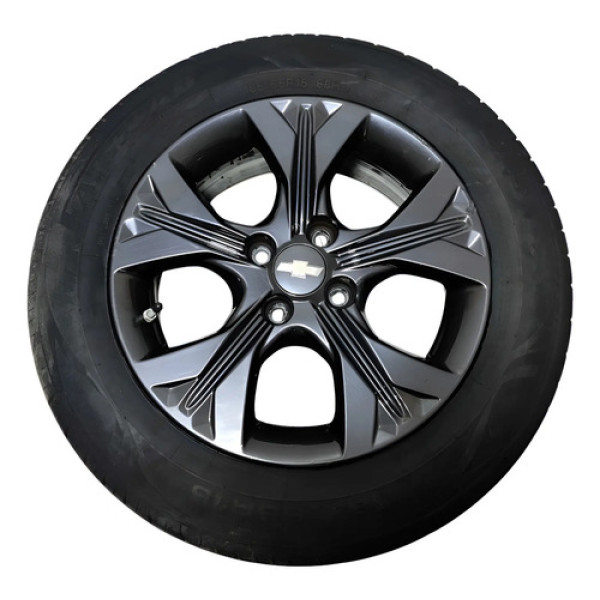 Roda Aro 15 C/pneu Gm Onix 1.0 2020 2021 A 2024 C/detalhe Grafite
