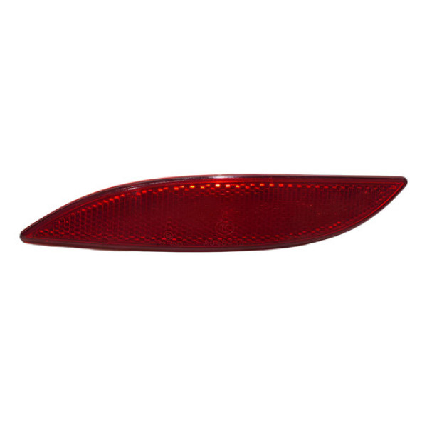 Refletor Esquerdo Parachoque Renault Fluence 2.0 2011 A 2016 Vermelho