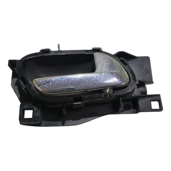 Maçaneta Int Diant Direita Citroen C4 Pallas 2008 A 2012 Preto Traseira