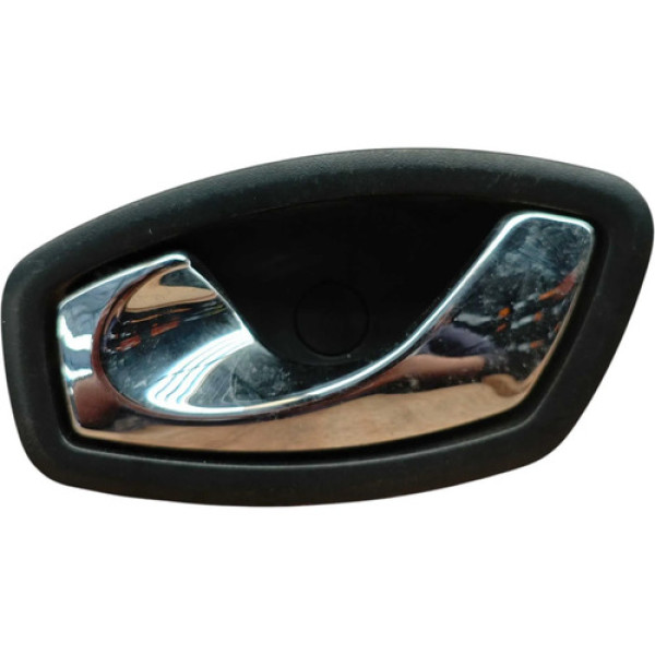 Maçaneta Interna Traseira Esquerda Renault Fluence 2014/2019 Preto Traseira
