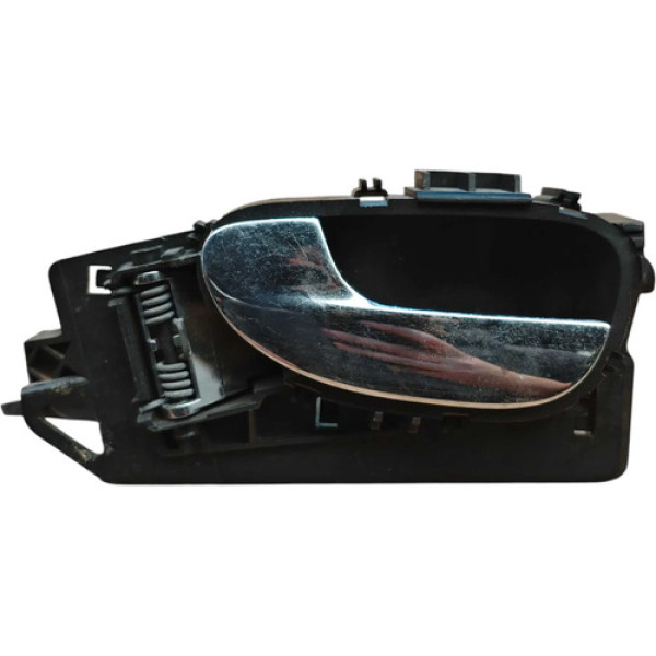 Maçaneta Interna Traseria Esq Peugeot 307 2010 2011 Preto Traseira
