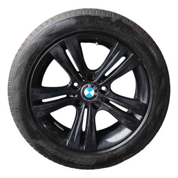 Roda Aro 17 Bmw 320i 2013 2014 2015 A 2018 C/pneu 225/50 Preto