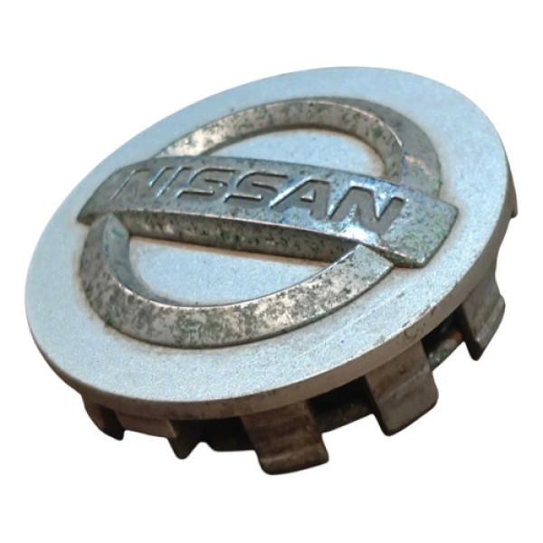 Calota Central Roda Nissan March 2015 A 2017 40342zm70b Cinza